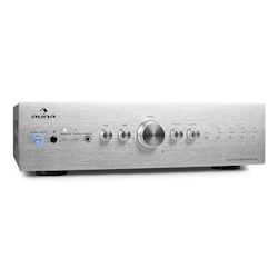 auna CD708 Stereo-Verstärker AUX Phono Silber 600W Silber-Metallic Image