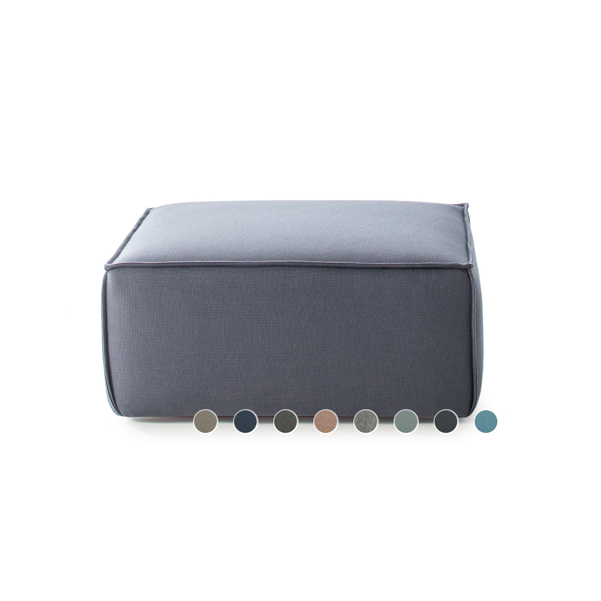 Sitting Bull »numberONE« Sofa Hocker PG3 MICHELANGELO 619 graublau