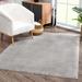 Judy 7'10" x 10'6" Gray/Dark Gray/Gray/Dark Gray/Light Gray Washable Area Rug - Hauteloom