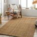 Livabliss Chifa Handmade Solid Chevron Jute Area Rug