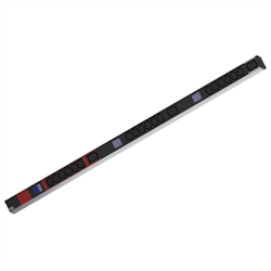 BACHMANN BN0500 19" PDU 1HE 18xC13 3xC19, Leistungsmessung, Anschluss CEE 3x16A, rot Image