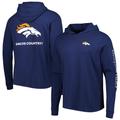 Men's Vineyard Vines Navy Denver Broncos Local Long Sleeve Hoodie T-Shirt