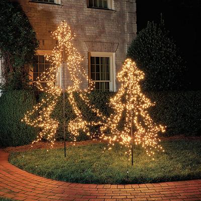 LED Twinkle Metal Staked Tree - Large - Ballard Designs