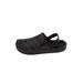 Extra Wide Width Men's Fur-Lined Rubber Clogs by KingSize in Black (Size 17 EW)