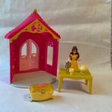 Disney Toys | Disney Princess Magiclip Doll And House | Color: Pink/Yellow | Size: 4 In Doll