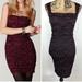 Free People Dresses | Free People Rose Print Bodycon | Color: Black/Purple | Size: Xs