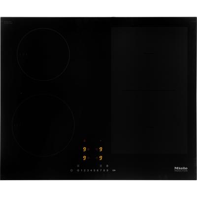 MIELE Flex-Induktions-Kochfeld "KM 7404 FX", schwarz, B:59,2cm H:5,1cm T:49,2cm, Kochfelder, Mit 4 Kochzonen inkl. 1 leistungsstarken PowerFlex-Kochbereich Image