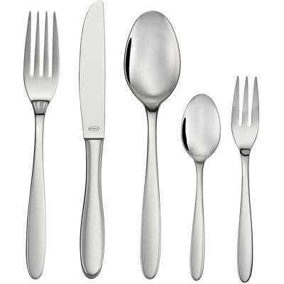 Besteck-Set RÖSLE "CULTURE", silber (silberfarben), 60 tlg., Edelstahl 18/10, Essbesteck-Sets, hochglänzend, spülmaschinengeeignet Image
