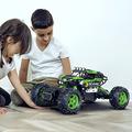 CROBOLL 1:12 Large RC Cars for Boys with Upgraded Lifting Function, 2.4GHz 4WD Remote Control Car Toy Gifts 20km/h Monster Truck for Kids, All Terrain RC Truck for 60Min Play(Green)