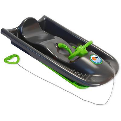 Rodel KHW "Snow Flyer", grau (anthrazit), SchlittenB:52cm H:16cm L:99cm, Kunststoff, B:52cm H:16cm L:99cm