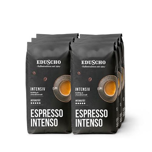 Eduscho Espresso Intenso – 6x 1 kg Ganze Bohne