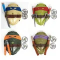 Jouets de dessin animé Ninja figurines d'action tortues armure armes lion Raph Mikey