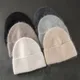 Bonnet d'hiver en tricot Angora pour femme fourrure de lapin bonnets moelleux bonnet de luxe