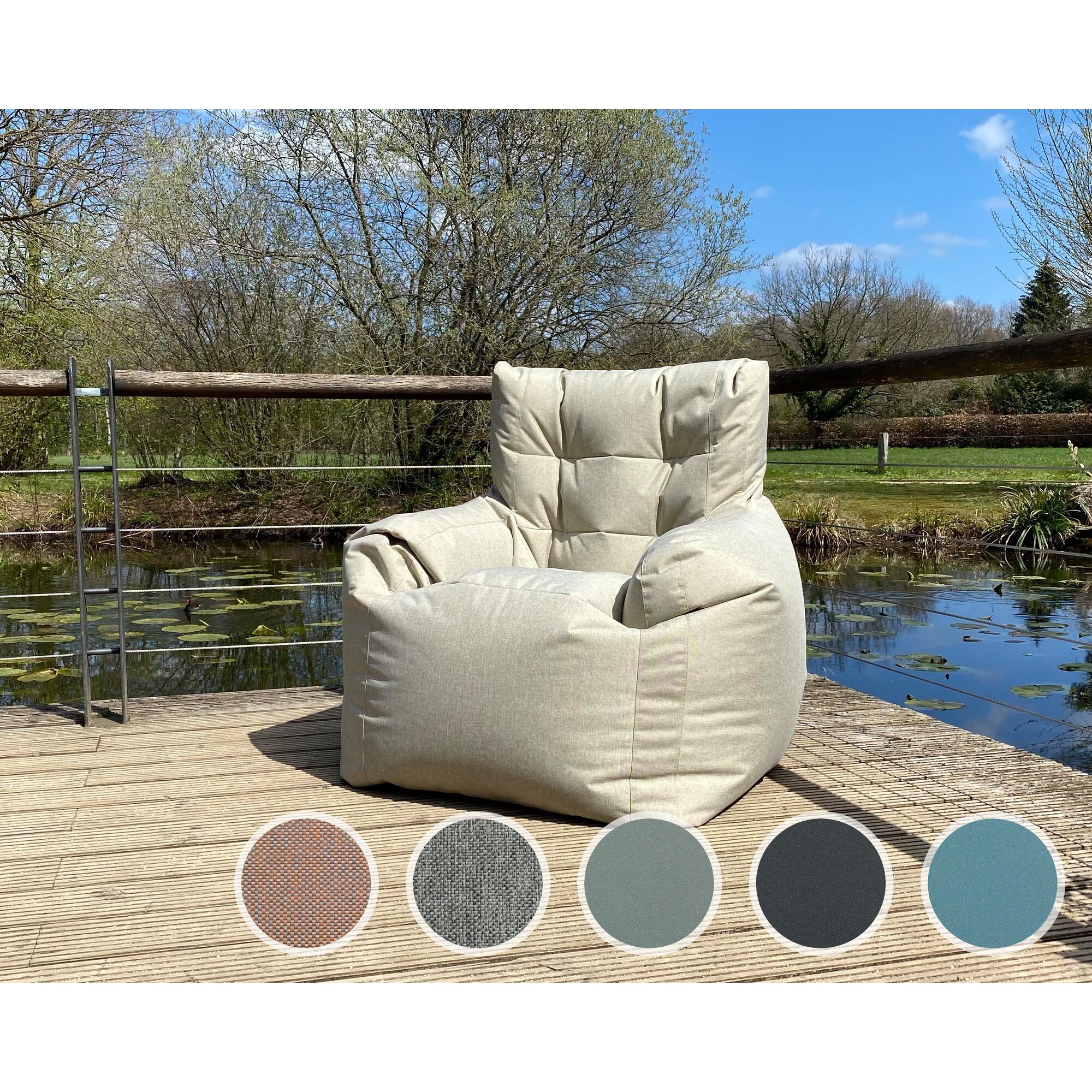 Sitting Bull »ZAPP« Outdoor Sessel XL PG1 MIAMI 036 seagreen