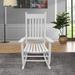 Rocker Chair Arm Chairs Rocking Chairs with Sturdy Slatted Back Rest Lounge Chairs