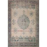 Distressed Tabriz Persian Vintage Rug Living Room Handmade Wool Carpet - 9'6" x 12'7"