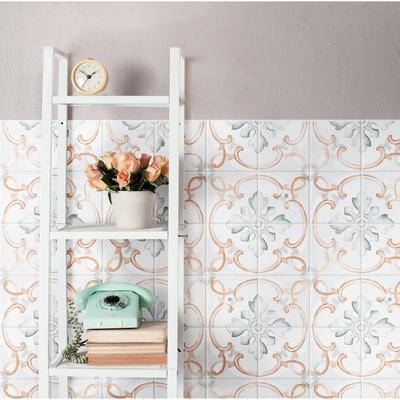 Merola Tile Saint Germain Chaud Deco Jules 5-3/4" x 5-3/4" Porcelain Floor and Wall Tile
