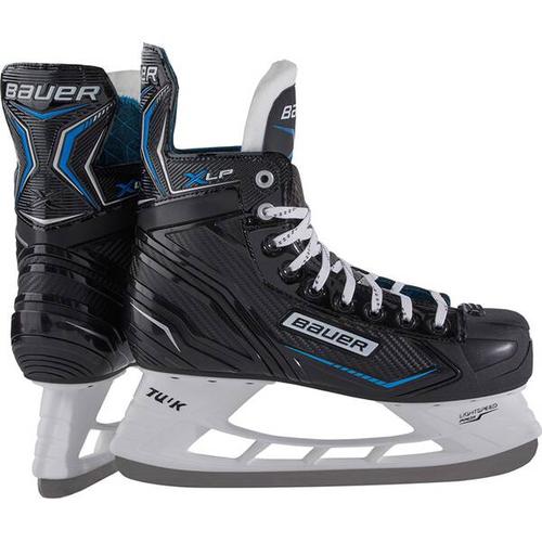 BAUER Herren Eishockeyschuhe Eishockeyschuhe X-LP, Größe 43 in schwarz/weiss/blau/silber