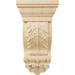 Ekena Millwork 9.75"H x 5.13"W x 2.75"D Corbel Wood in Brown | 9.75 H x 5.13 W x 2.75 D in | Wayfair COR05X02X09ACMA-CASE-2