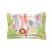 Laural Home Jungle Pals & Friends Microfiber Sham in Gray/Green/Yellow | 20 H x 30 W x 0.5 D in | Wayfair JPFP2030CFPSD