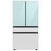 Samsung Bespoke 29 cu. ft. Smart 4-Door Refrigerator w/ AutoFill Water Pitcher & Custom Panels Included in Gray/Blue/White | Wayfair