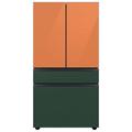 Samsung Bespoke 29 cu. ft. Smart 4-Door Refrigerator w/ AutoFill Water Pitcher & Custom Panels Included in Pink/Gray/Green | Wayfair