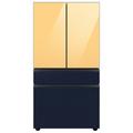 Samsung Bespoke 29 cu. ft. Smart 4-Door Refrigerator w/ AutoFill Water Pitcher & Custom Panels Included in Pink/Blue/Yellow | Wayfair