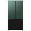 Samsung Bespoke 24 cu. ft. 3-door Refrigerator w/ Beverage Center & Custom Panels Included in Pink/Green/Gray | 70 H x 35.75 W x 28.75 D in | Wayfair