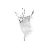The Holiday Aisle® Ballerina w/ Fur Tutu Hanging Figurine Ornament, Crystal | 1 H x 5.9 W x 5.9 D in | Wayfair A0B3CC3CFE1F48F29F57DA55A88680CE
