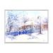 Gracie Oaks Winter Cottage - Traditional Canvas Art Print Canvas, Cotton in White | 24 H x 36 W x 1 D in | Wayfair 08FE7F0E38E440578BACB0F3078AE004