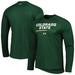 Men's Under Armour Green Colorado State Rams Performance Raglan Long Sleeve T-Shirt