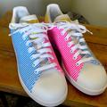 Adidas Shoes | Adidas Men's Stan Smith Sneakers | Color: Blue/Pink | Size: 8.5