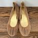 J. Crew Shoes | J.Crew Suede Cece Studded Ballet Flat- 8.5 | Color: Brown/Tan | Size: 8.5