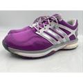 Adidas Shoes | Adidas Adipower Boost Golf Shoes Woman's Purple/White Size 8 | Color: White | Size: 8