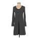 Gap Casual Dress - Fit & Flare: Black Stripes Dresses - Women's Size X-Small