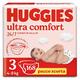 Huggies Ultra Comfort Windeln, Größe 3 (4-9 kg), Packung mit 168 Windeln