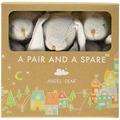 Angel Dear Pair and a Spare 3 Piece Baby Blankie Set-Bunny Grey