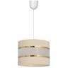 Helam Lighting - Helam helen Plafonnier Suspension Cylindrique Ecru, Doré, Blanc 20cm