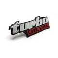 Autocollant avant 3D pour voiture emblème Golf Uy2 Turbo Diesel logo SchriftzDPLogo Golf II