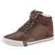 Sneaker MUSTANG SHOES Gr. 44, gelb (kastanie, used) Herren Schuhe Sneakerboots Schnürboots Skaterschuh Winterstiefel