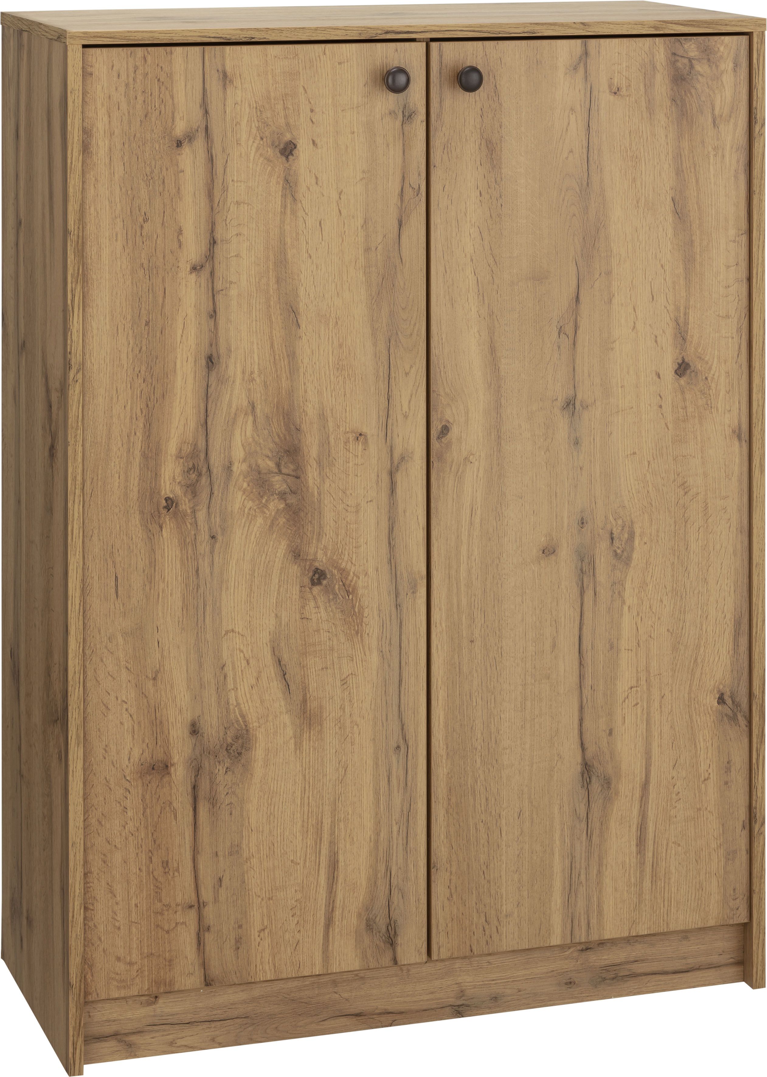 „Aktenschrank HOME AFFAIRE „“Licia““ Schränke Gr. B/H/T: 81,5 cm x 111 cm x 35 cm, 2 St., braun (eiche natur) Aktenschränke Kommode „“Licia““ Höhe 111″