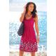 Strandkleid BEACHTIME Gr. 40, N-Gr, pink (beere) Damen Kleider Strandkleider