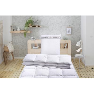 Federbettdecke ÄLGDRÖM "Forsakar, Bettdecke 135x200 cm, 155x220 cm und weitere Größen", weiß, B:155cm L:220cm, Bezug: 100% Baumwolle. Füllung: 100% Entenfeder, Bettdecken, Bettdecken, Sommer, Winter, Decke, Made in Germany, hautfreundlich Image