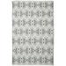 NuStory Juniper Ceren Collection Hand-Made Floral Area Rug | 5' x 8' in Ivory - 5' x 8'