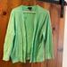 J. Crew Sweaters | J.Crew Cotton Jackie Cardigan. Color: Bright Mint Green. Size Xl. | Color: Green | Size: Xl