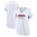 Women's Nike White Washington Commanders Hometown Collection Tri-Blend V-Neck T-Shirt