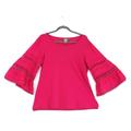 Anthropologie Tops | Anthropologie Pink Bell Sleeve Top | Color: Pink | Size: S