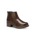 Women's Juniper Chelsea Bootie by Eastland in Brown (Size 8 1/2 M)