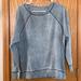 American Eagle Outfitters Tops | American Eagle Gray Lightweight Crewneck Jegging Fit Sweatshirt Sz S | Color: Gray | Size: Sj