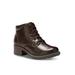 Women's Trudy Lace Up Bootie by Eastland in Brown (Size 8 M)